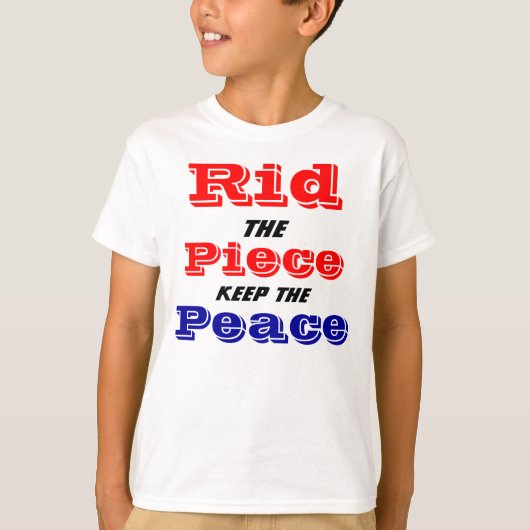 アリ銃のメッセージ Tシャツ (正面)