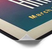 アリ鮮やかーミニマルス〔占星術の〕十二宮図サインのポスター ポスター (角)