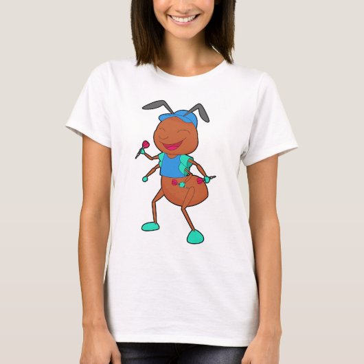アリ ダーツ ダーツ スポーツ Tシャツ (正面)