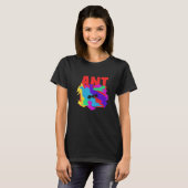 アリ 動物 モザイク パズル Tシャツ (正面フル)