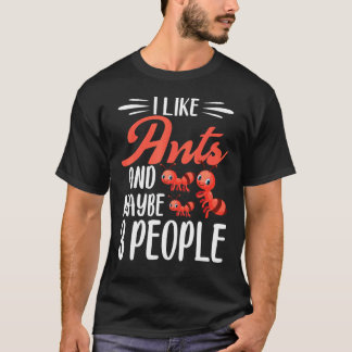 アリIはアリが好きで、3人も好きかもしれない Tシャツ
