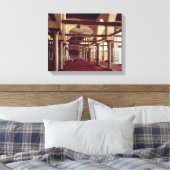 アルアザールのモスクのキブラ・リワン キャンバスプリント (インサイチュ (寝室))