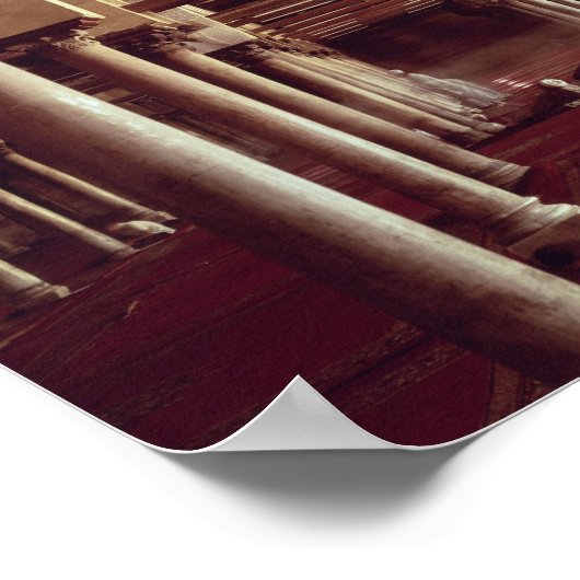 アルアザールのモスクのキブラ・リワン ポスター (角)