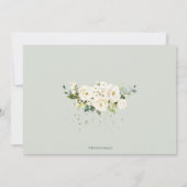 アルアバスター ローズ リハーサル ディナー 招待状 (裏面)