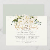 アルアバスター ローズ リハーサル ディナー 招待状 (正面/裏面)