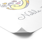 アルイスの名前の意味のモノグラムアートポスター ポスター (角)