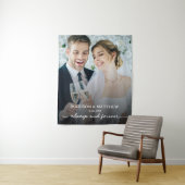 アルウェイズ アンド フォーエバー ウェディング フォト タペストリー (インサイチュ)