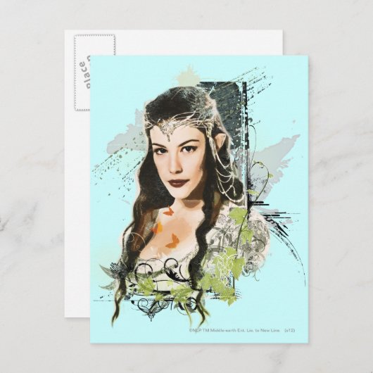 アルウェン™ ベクター コラージュ ポストカード (正面/裏面)