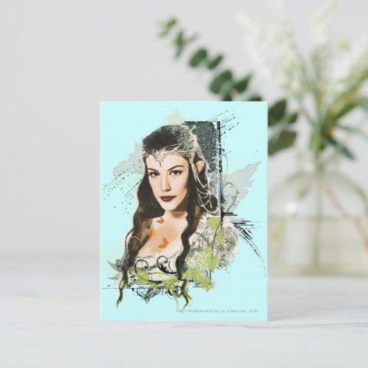 アルウェン™ ベクター コラージュ ポストカード (スタンド正面)