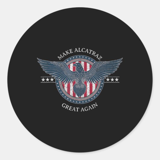 アルカおもしろいトラズを再素晴らしびトランプ米国2 ラウンドシール (正面)