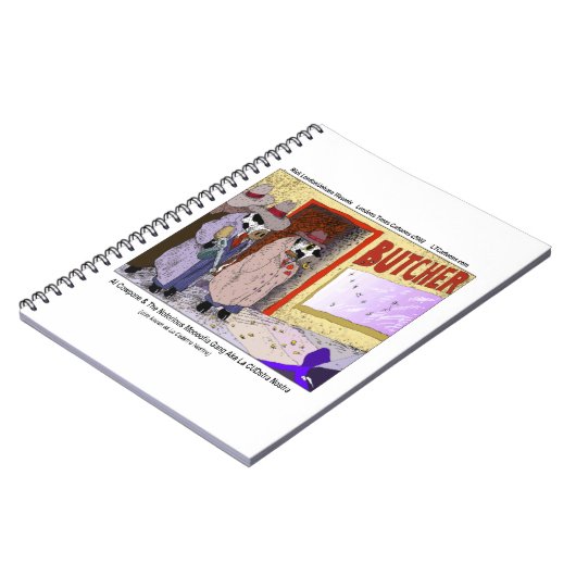 アルカウポーネ&ザモフィア集団おもしろい牛 ノートブック (左側)