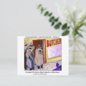 アルカウポーネ&ザモフィア集団おもしろい牛 ポストカード (スタンド正面)