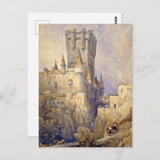 アルカザル、セゴビア、ス絵画ペイン ポストカード (正面/裏面)