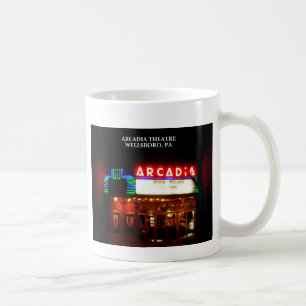 アルカディアの劇場- WELLSBORO、ペンシルバニア コーヒーマグカップ