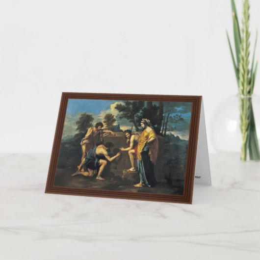 アルカディアの羊飼い(アルカディア・エゴの例) カード (正面)