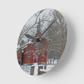 アルカディアアカデミー ラウンド壁時計 (傾斜)