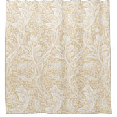 アルカディアウィリアムモリスホーソーン葉のパターン シャワーカーテン (正面)