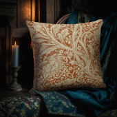 アルカディアバーンオレンジウィリアム・モリス模様 クッション