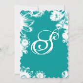 アルカディアミンティブルーボホフローラ結婚式招待状 招待状 (裏面)