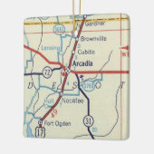 アルカディアヴィンテージマップ セラミックオーナメント (左)