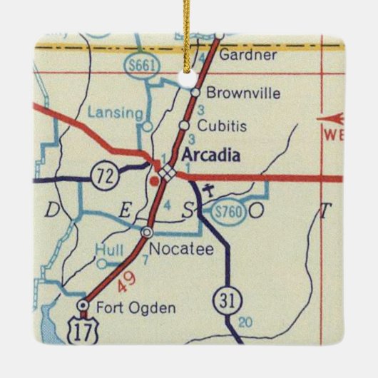 アルカディアヴィンテージマップ セラミックオーナメント (裏面)