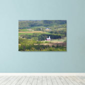 アルカディア南部の風光明媚な農地の眺め キャンバスプリント (インサイチュ (ウッドフロア))