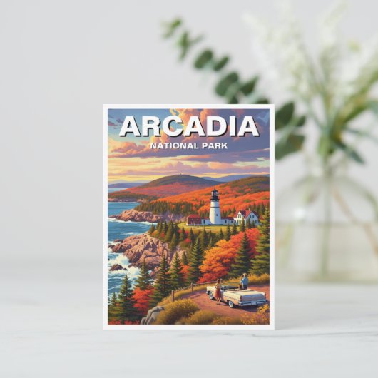 アルカディア国立公園 ポストカード (スタンド正面)
