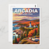 アルカディア国立公園 ポストカード (正面/裏面)