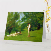 アルカディア ファインアート グリーティング カード (黄色い花)