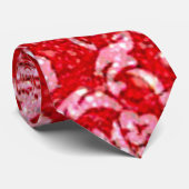 アルカディア、ヴィンテージ、ソフトグリッター 赤と白 ネクタイ (ロール)