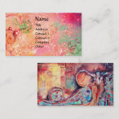 アルカディア/魔法金ゴールドキラキラ緑 名刺 (正面/裏面)