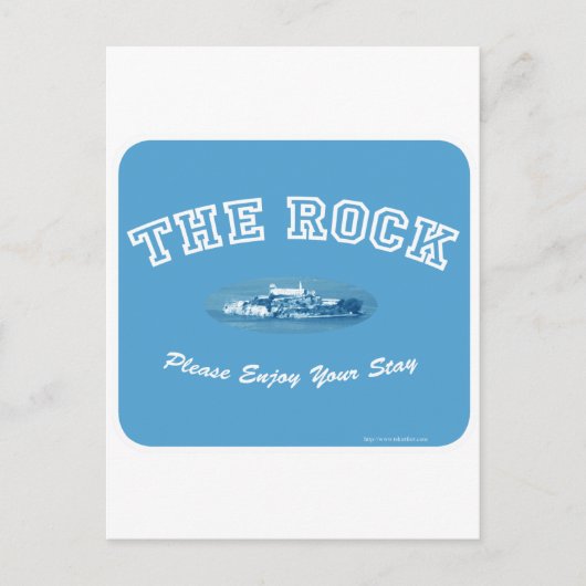 アルカトラズに滞在 ポストカード (正面)