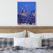 アルカトラズの刑務所の屋根から撮影 キャンバスプリント (インサイチュ (寝室))