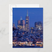 アルカトラズの刑務所の屋根から撮影 ポストカード (正面/裏面)