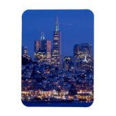 アルカトラズの刑務所の屋根から撮影 マグネット (縦)