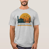 アルカトラズを再び偉大に - 風刺政治Tシャツ Tシャツ (正面)