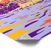 アルカトラズアイランドサンフランシスコトラベルアートヴィンテージ ポスター (角)