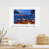 アルカトラズアイランドサンフランシスコ，カリフォルニア ポスター (キッチン)