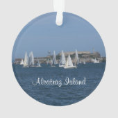 アルカトラズアイランドサンフランシスコ#4オーナメント オーナメント (裏面)