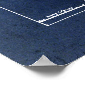 アルカトラズアイランドライトハウスブループリントヴィンテージ ポスター (角)