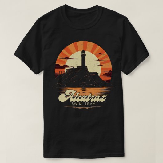 アルカトラズスイムチーム Tシャツ (デザイン正面)
