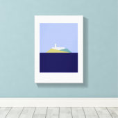 アルカトラズプリント キャンバスプリント (インサイチュ (ウッドフロア))