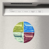 アルカトラズポップ・アートのアートマグネット マグネット (インサイチュ (食洗機))