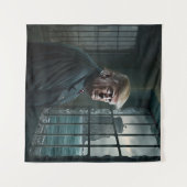 アルカトラズ刑務所のドナルド・トランプ タペストリー (正面(横))