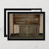 アルカトラズ刑務所の錆びたラジエーター(ルームヒーター) ポストカード (正面/裏面)