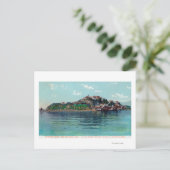 アルカトラズ島と刑務所のベイビュー ポストカード (スタンド正面)