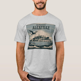 アルカトラズ島刑務所 サンフランシスコ トラベル レトロ Tシャツ