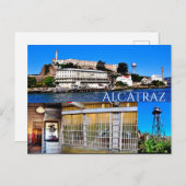 アルカトラズ島 サンフランシスコ カリフォルニア ポストカード (正面/裏面)