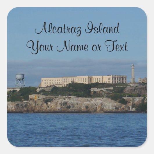 アルカトラズ島 – サンフランシスコ#5-2シール スクエアシール (正面)