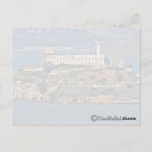 アルカトラズ島 ポストカード (裏面)